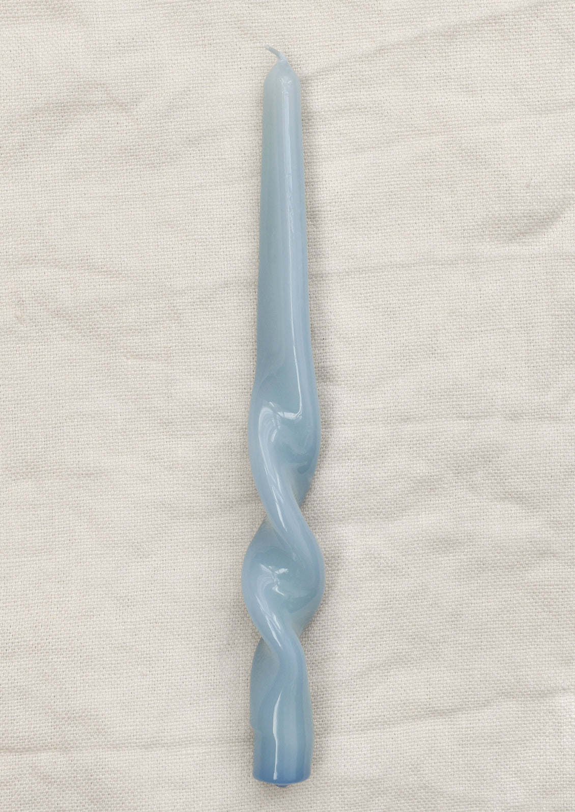 Glossy Spiral Taper Candle